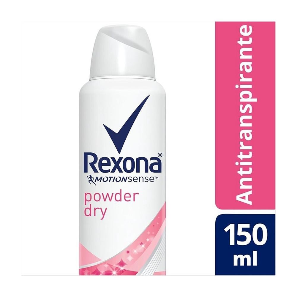 Desodorante Aerosol Rexona Women Powder Dry 150ml em Oferta na Shopee