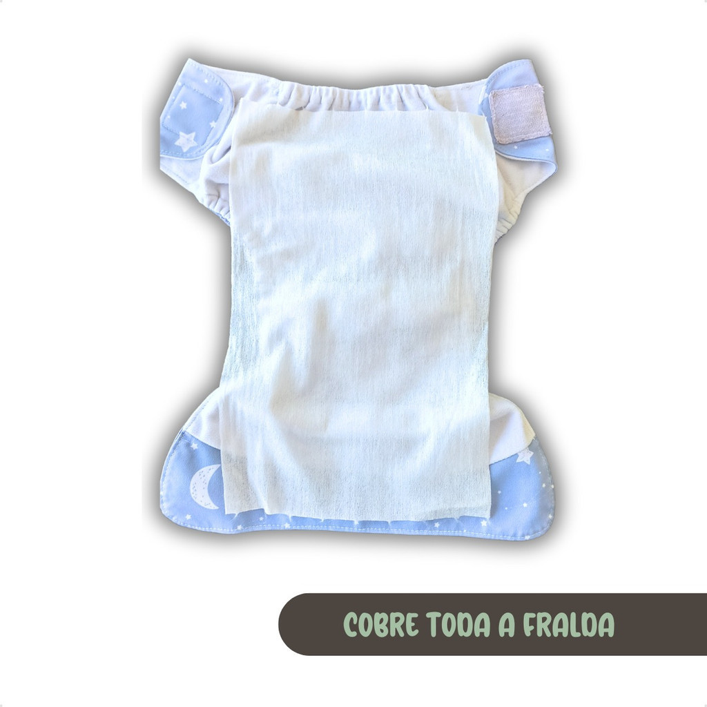 Kit C/ 300 Un Forro Liner Biodegradável P/ Fralda Ecológica