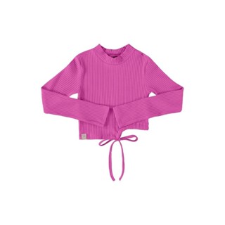 Blusa Cropped Básica em Ribana Canelada Juvenil Gloss em Oferta na Shopee