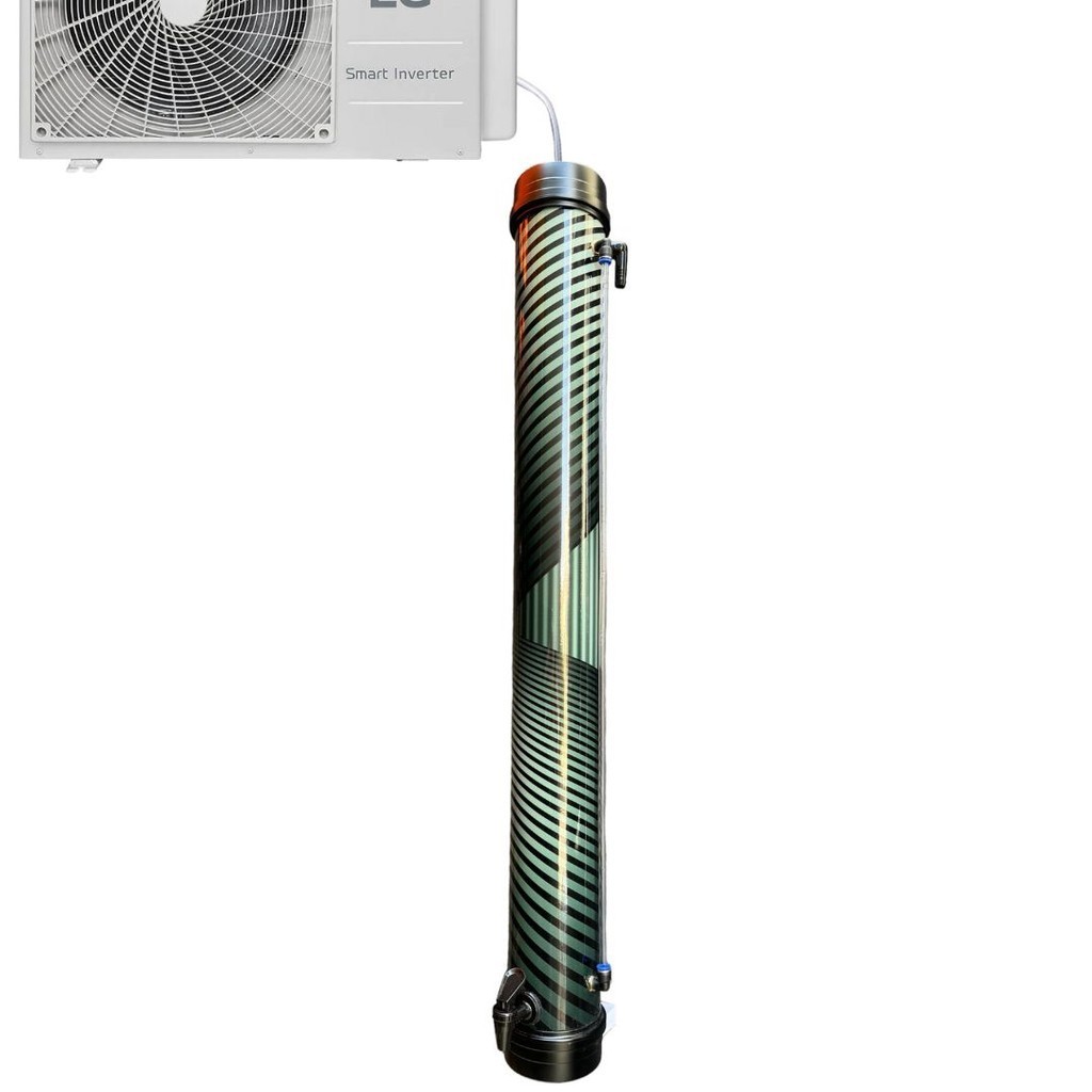 Dreno Coletor de Água para Ar Condicionado 8L Cor Ripado 97cm.