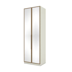 Guarda Roupa Modulado 2 Portas Espelho 3 Gavetas Seletto Henn