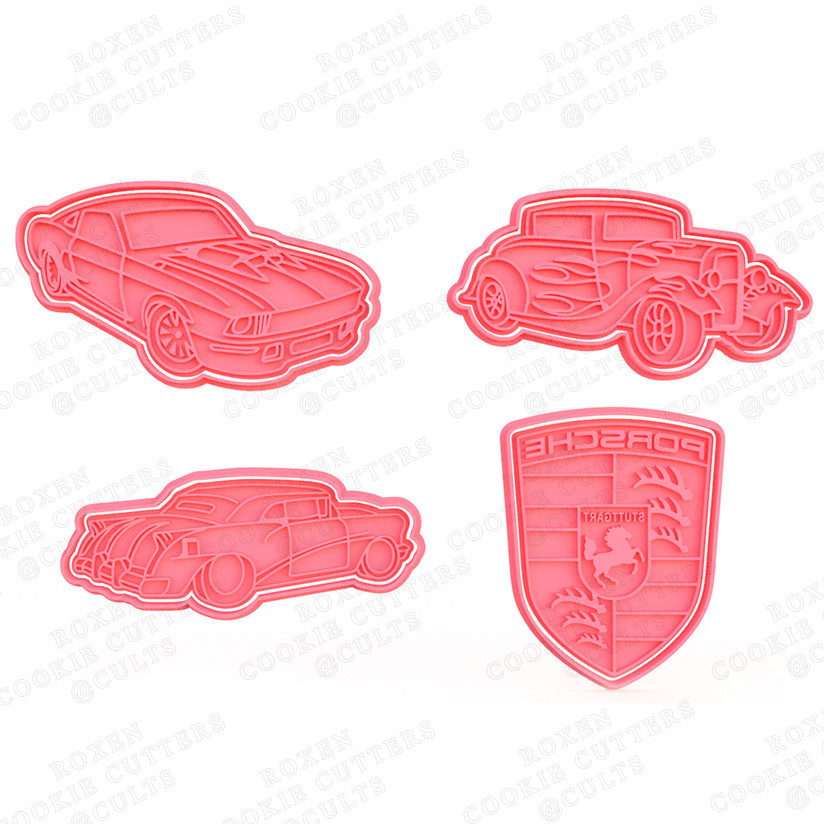 KIT Original Cortador de Biscoitos em Formato CARROS DE VERDADE em Oferta na Shopee