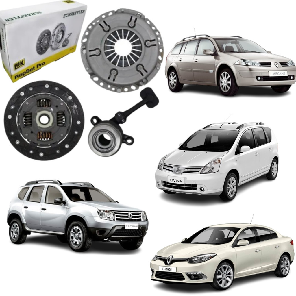 Kit Embreagem Com Atuador Duster Livina 1.6 16v 2007 A 2015 Original LUK