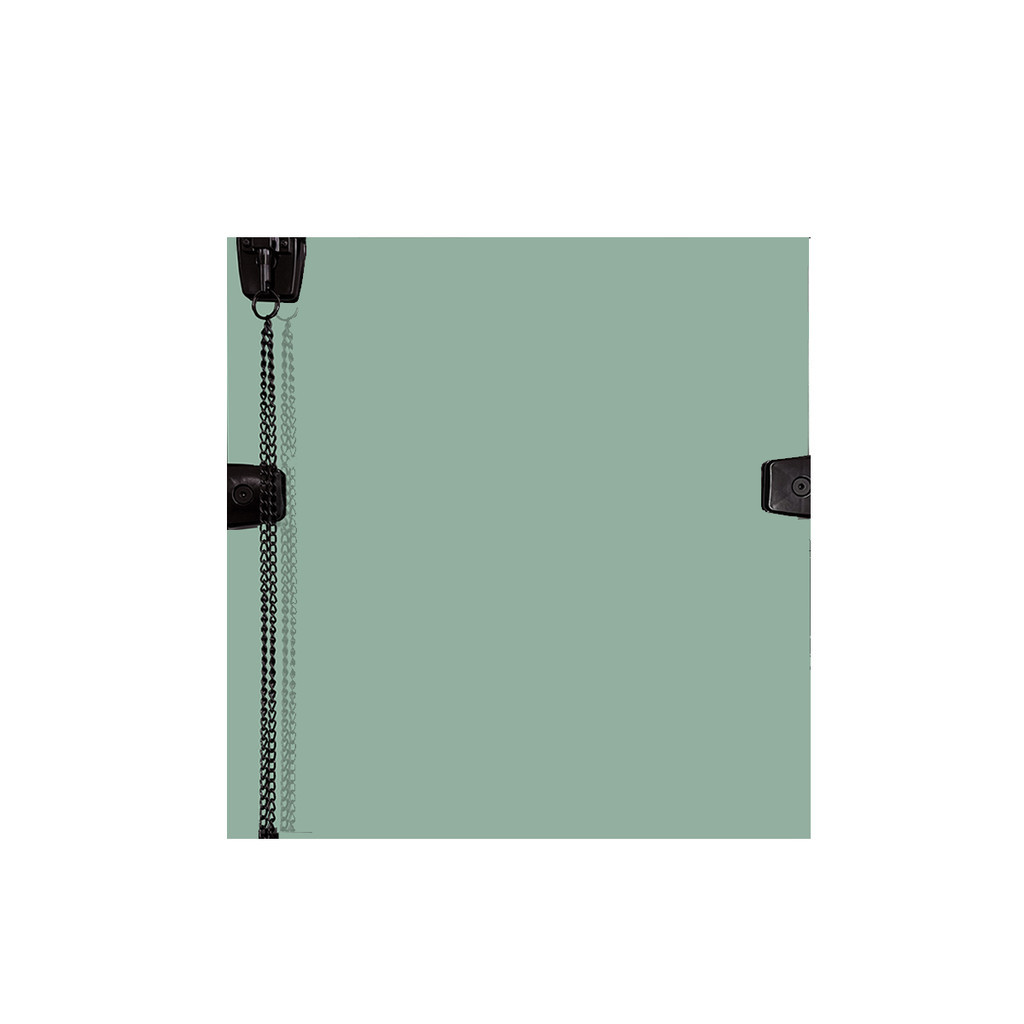 JANELA BASCULANTE VERDE 08MM TEMPERADO 60X60 PRETO DESMONTADO
