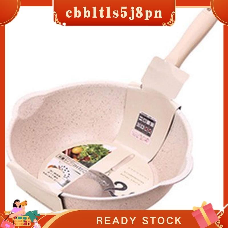 【 Cbbltltls5j8pn 】 Thickened Panela De Fritura De Pedra De Fundo Multifuncional Sem Bastão Nogado Profundo Wok De Boca Grande 20cm