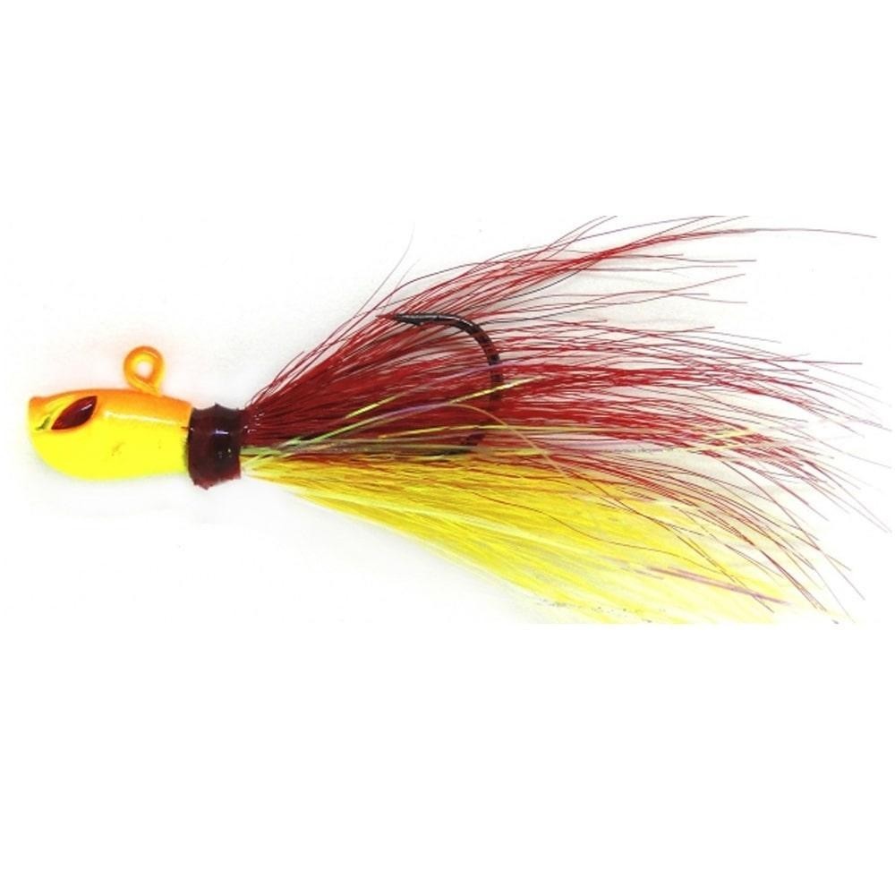 Isca Artificial Killer Jig 10g Vermelho e Amarelo - Yara Cor 42 - Sports & Outdoors