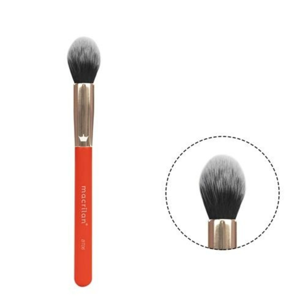 Pincel BT06 Para Pó Macrilan - Linha Beauty Tools