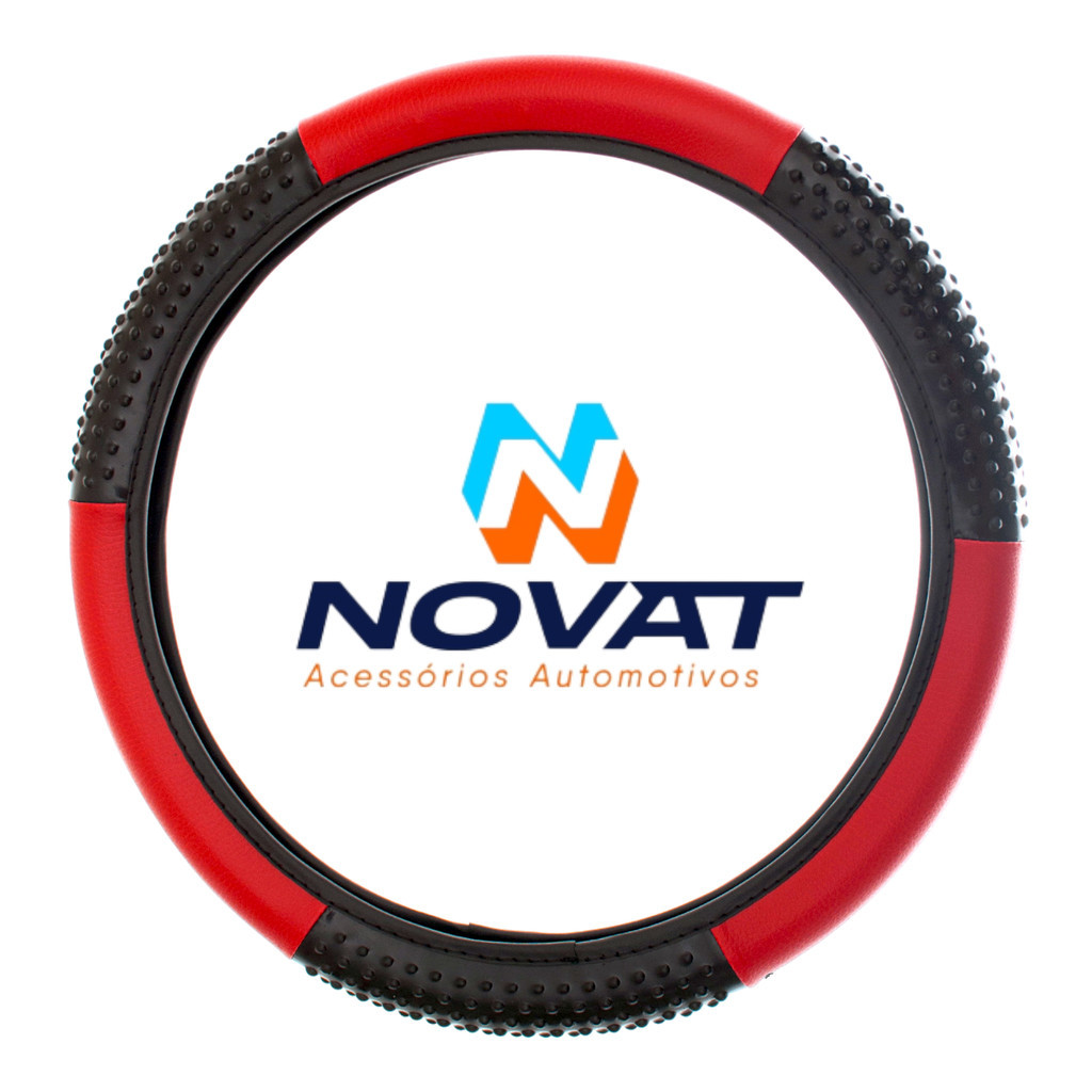 Capa Protetor de Volante para Gol G3 com Sistema Massageador Antiderrapante Ecológico Macio 37 cm