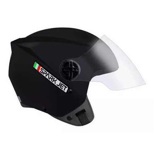 Capacete Moto Ebf Spark Jet Aberto Solid Preto Brilhante Preto Fosco Envio Imediato Capacete Aberto todos tamanhos Com Oferta Barato Promocional Pronta Entrega Rapida Nf em Oferta na Shopee