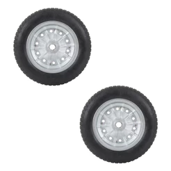 Kit 2 Pneu Completo para Carrinho de Mão e Carga 3.25 Aro 8