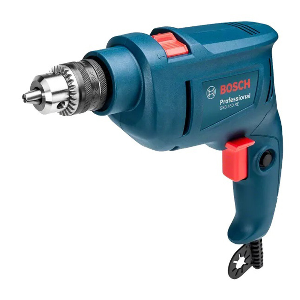 Parafusadeira Furadeira Elétrica de Impacto Profissional GSB 450 RE 450W Bosch em Oferta na Shopee
