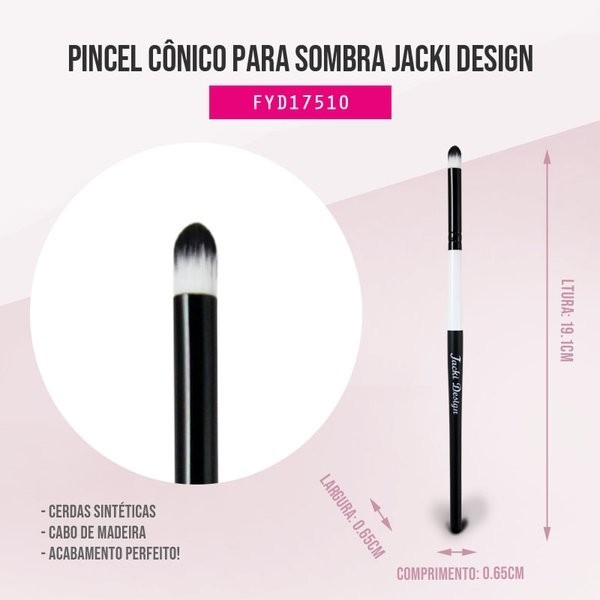 Pincel Língua de Gato para corretivo - Jacki Design em Oferta na Shopee