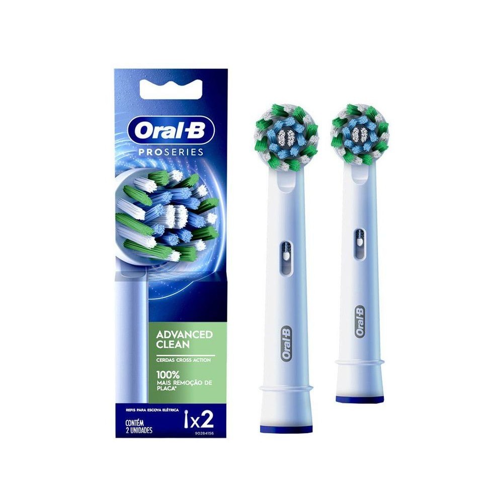 Refil para Escova Elétrica Oral-B Pro-Saúde - Cross Action 2 Unidades