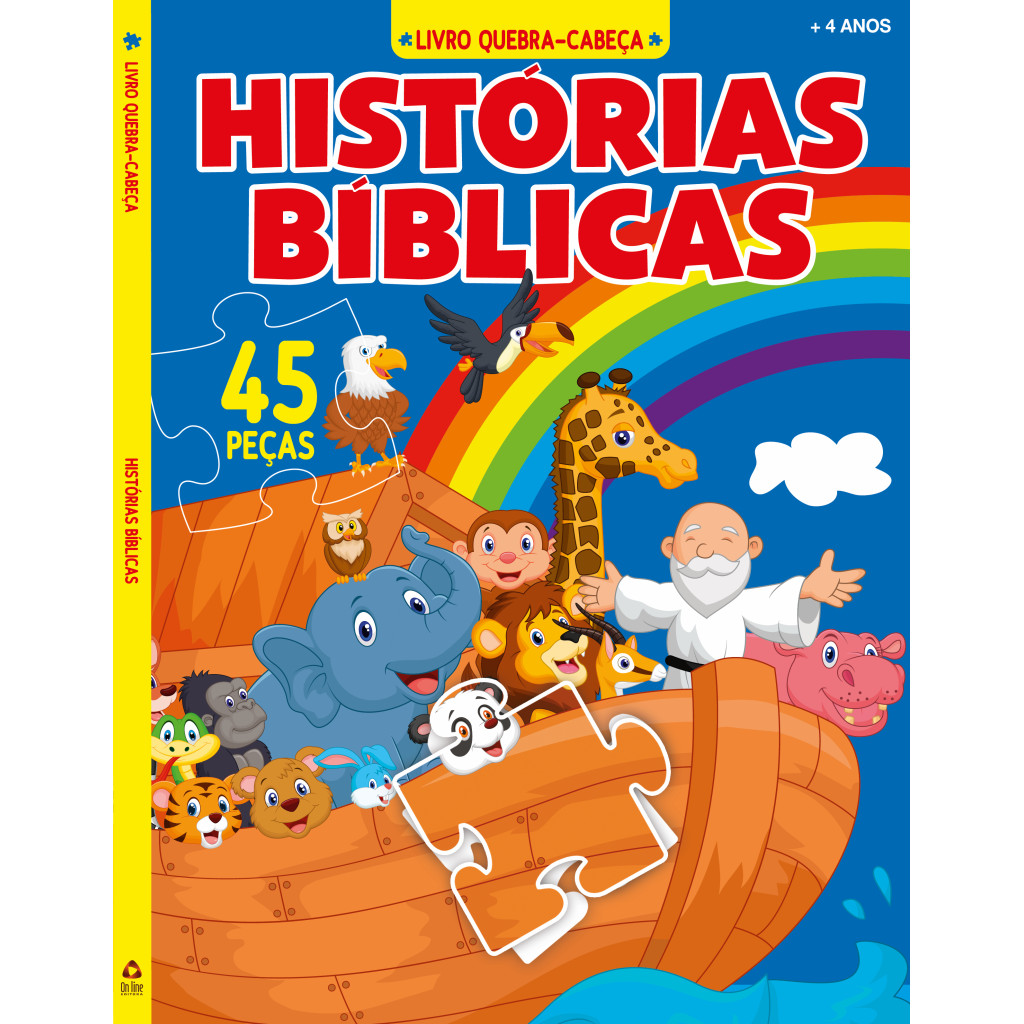 LIVRO QUEBRA-CABEÇA - HISTÓRIAS BÍBLICAS