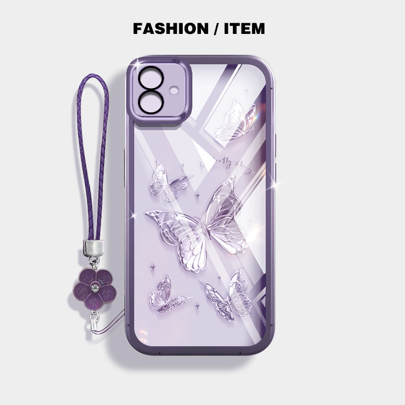 Capa De Telefone Estilo YBD INS Para Samsung Galaxy A07 A06 5G A03 A04 A05 A04E F04 M04 M13 F13 M05 5G Nicho Butterfly I