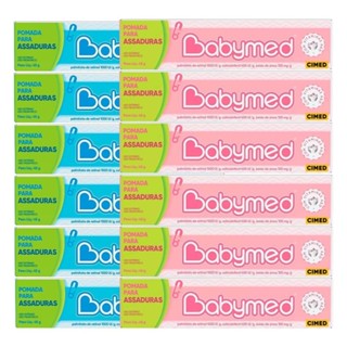 Kit 12 und Babymed 6 Azul / 6 Rosa em Oferta na Shopee