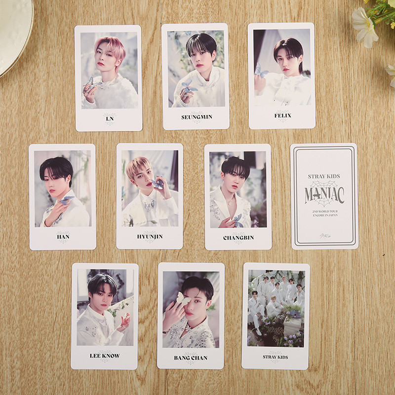 Kpop Idol Stray FELIX SENUGMIN HYUNJIN Kids Nova Canção O Cartão Fotográfico SOUND