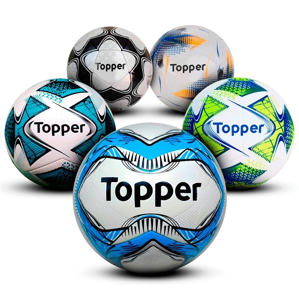Bola de Futebol Topper Campo Futsal Society Oficial em Oferta na Shopee