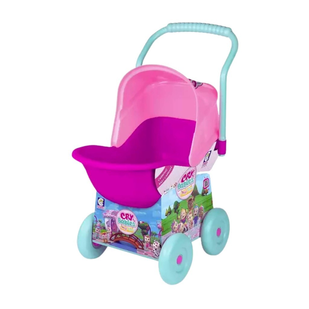 Carrinho de Boneca Cry Babies Cotiplás - 2714 em Oferta na Shopee