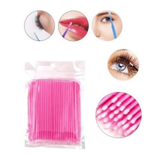ANA1108 Kit microbrush cotonete alongamento fio a fio cílios