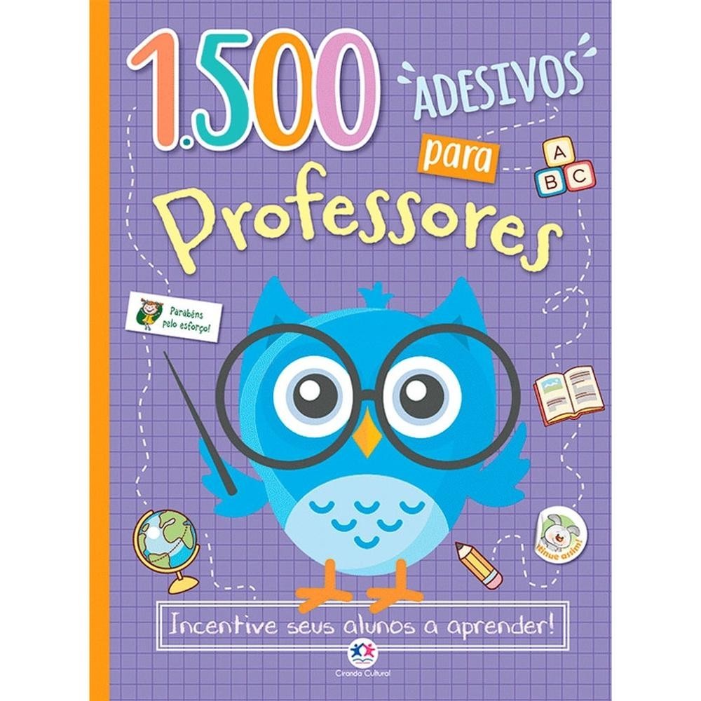 1500 adesivos para professores - Incentive seus alunos a aprender!