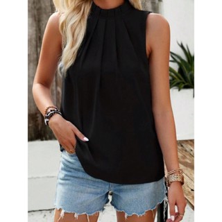 Regata feminina gola babado com bortao na costa em Oferta na Shopee