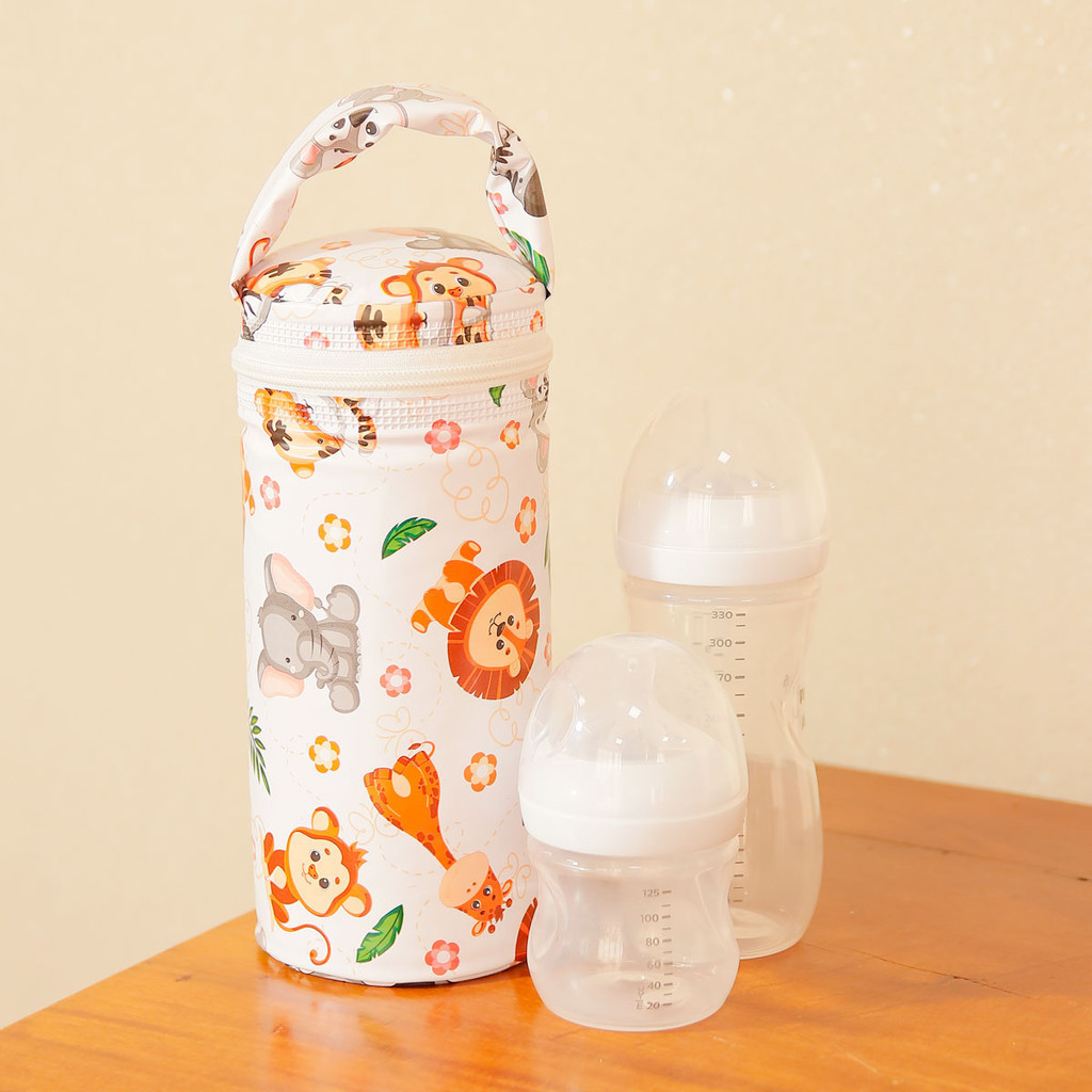Porta Mamadeira e Bebidas Térmico Impermeável Siliconizado Prático para Passeio e Viagem em Oferta na Shopee