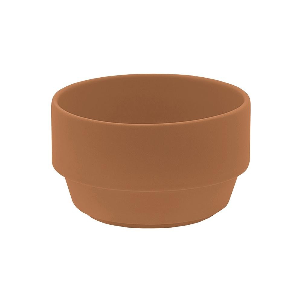 Tigela de Cerâmica Oxford Elo Avelã 550ml Marrom 116559 - Home & Living