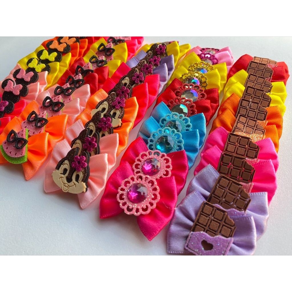 Laços Pet 1047 - tamanho M - 50 unidades em Oferta na Shopee