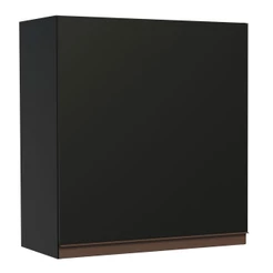 Armário de Cozinha Aéreo 60 cm 1 Porta Preto Reims Madesa