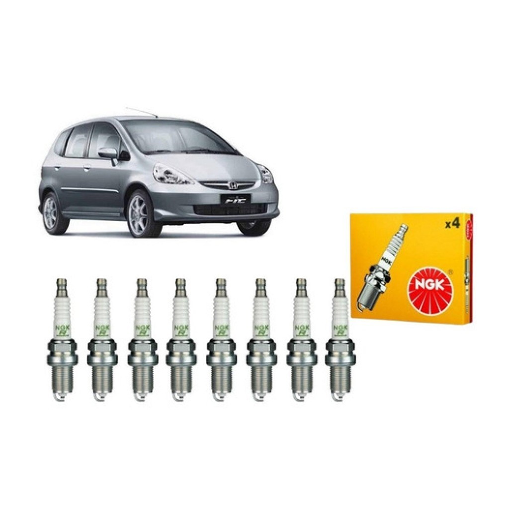 Jogo De 8 Velas Original Ngk Honda Fit 1.4 2003 A 2008