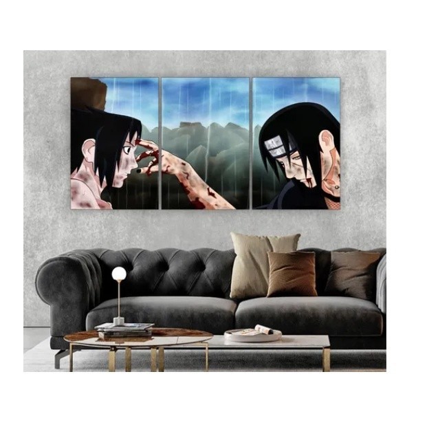 Quadros Decoração Itach Uchiha Naruto Sasuke Uchiha Papel de Parede 4k full hd premium 1991