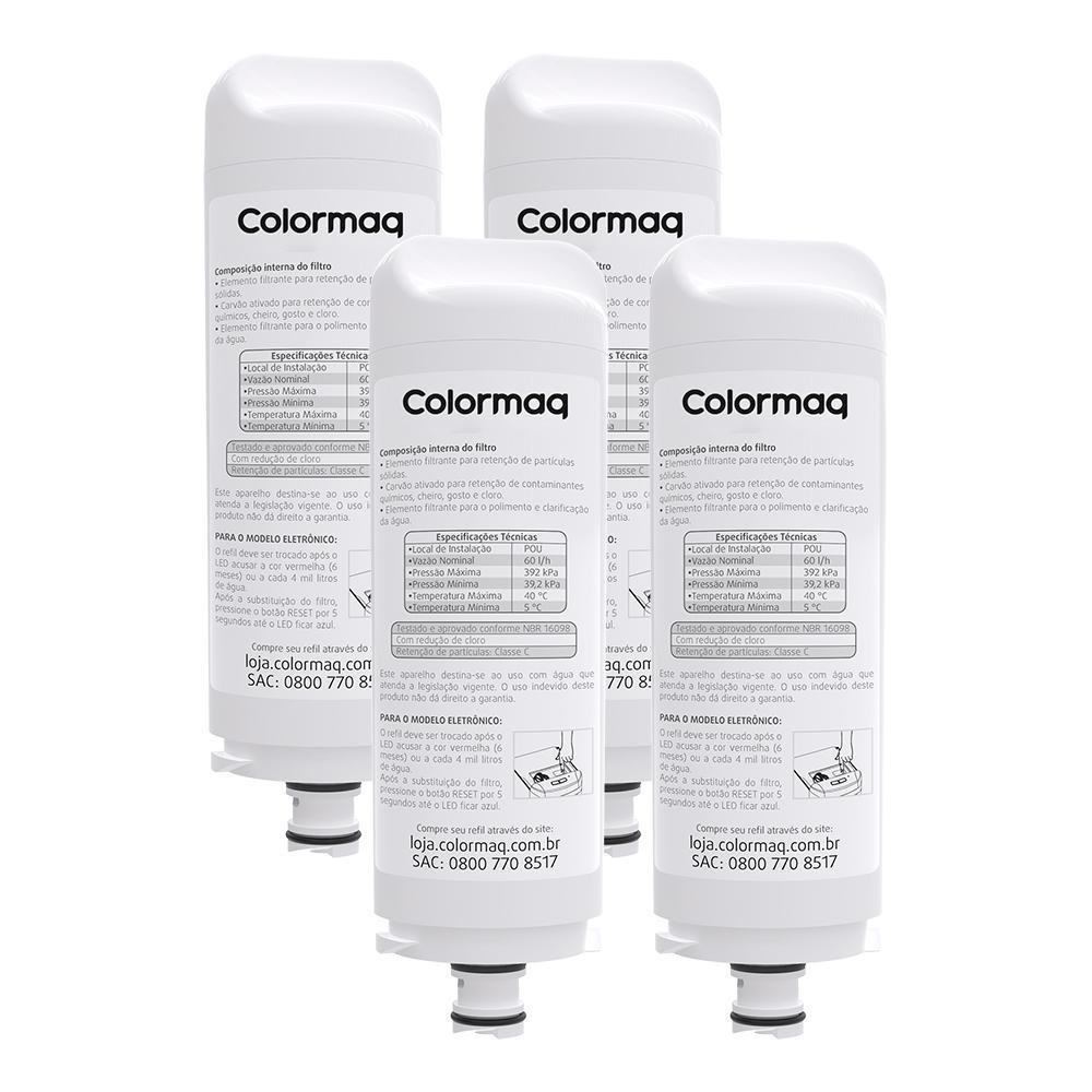 Kit 4 Refil Filtro Colormaq Purificador Acqua em Oferta na Shopee