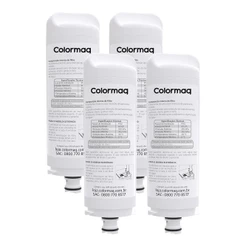 Kit 4 Refil Filtro Colormaq Purificador Acqua