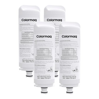 Kit 4 Refil Filtro Colormaq Purificador Acqua em Oferta na Shopee