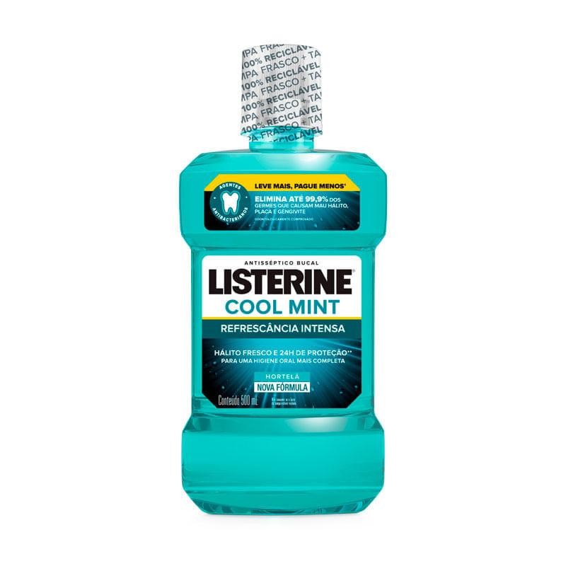 Antisséptico Bucal Listerine Cool Mint Refrescância Intensa 500ml
