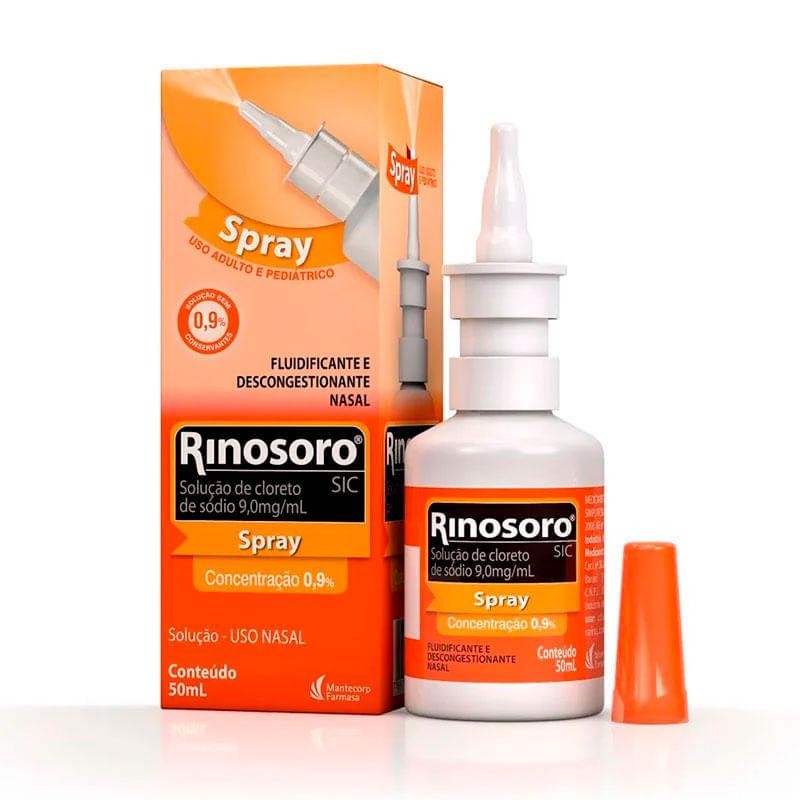 Rinosoro Spray 0,9% Solução Nasal 50ml em Oferta na Shopee