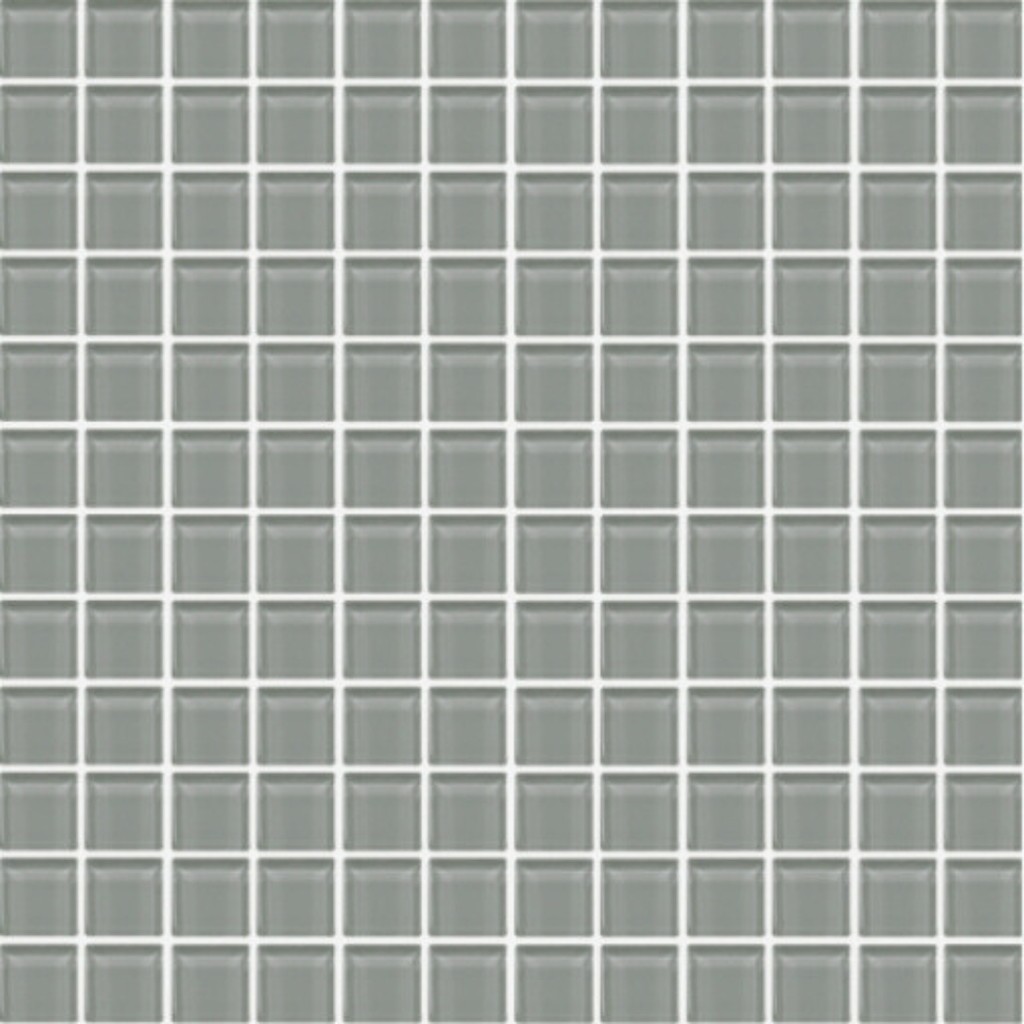 Pastilha Vidro 070 Cinza  Medio (2,5X2,5 cm) - Linea Vitral