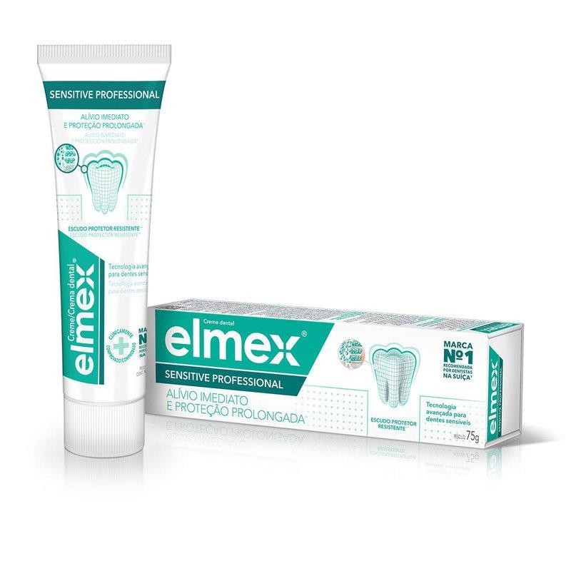 Creme Dental Para Sensibilidade Elmex Sensitive Professional 75g em Oferta na Shopee