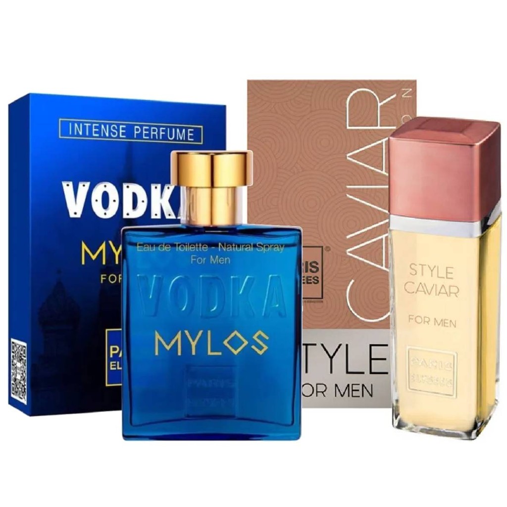 Kit Vodka Mylos e Style Caviar - Paris Elysees