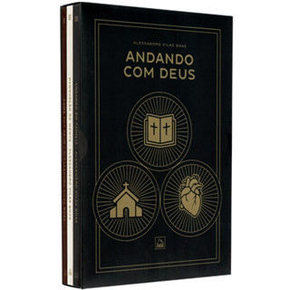 Box Andando Com Deus | Alessandro Vilas Boas | Lançamento 2022 em Oferta na Shopee