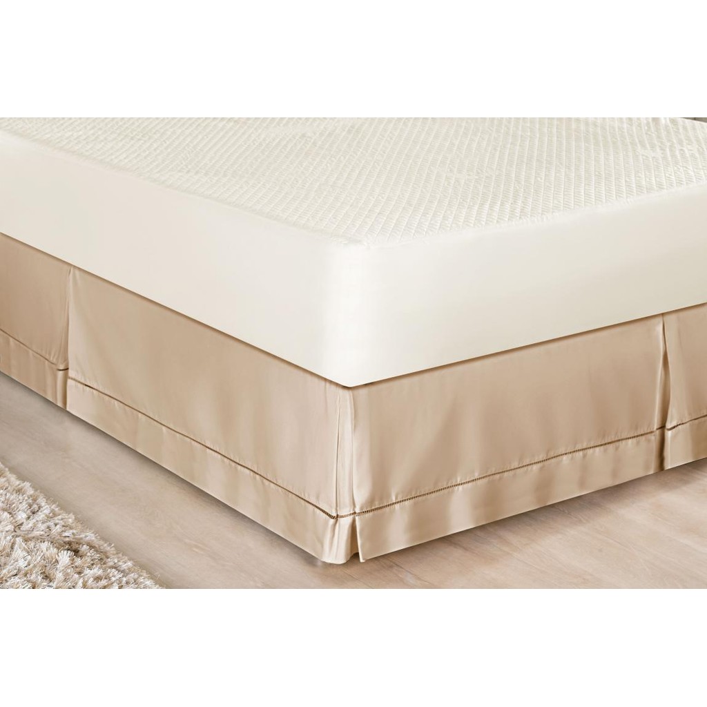 Saia Box para Cama Casal Padrão 100% Algodão Percal 180 Fios
