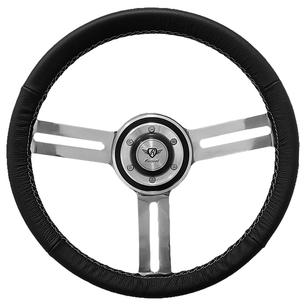 Volante Cálice Couro Bts Vw Fusca Buggy 1973 1974 1975 1976
