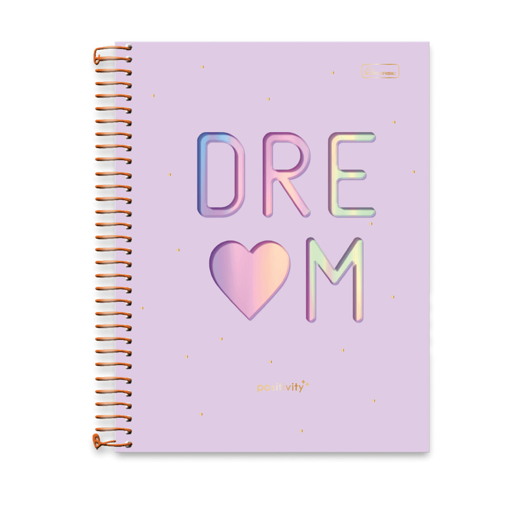 Caderno 15  Matérias Universitario Positivity 240 Folhas - CADERSIL  MODELO:DREAM em Oferta na Shopee