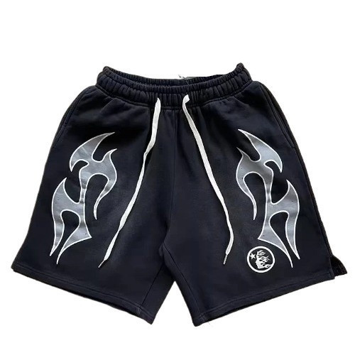 Short Hellstar Streetwear Unissex Estampa Alta qualidade Envio Imediato moda passeio e academia