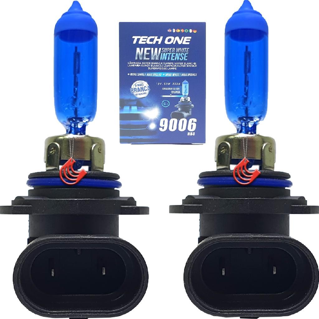 Kit com 2 Lampadas HB4 9006 Halogenas Original para Carro Automotiva 12v 8500K em Oferta na Shopee