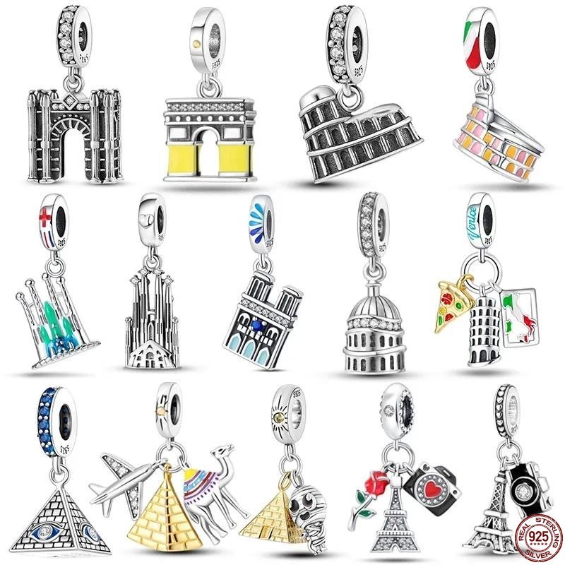 Pingente de charme Original 100% prata S925 joias requintadas de alta qualidade adequadas para pingente de pulseira diy