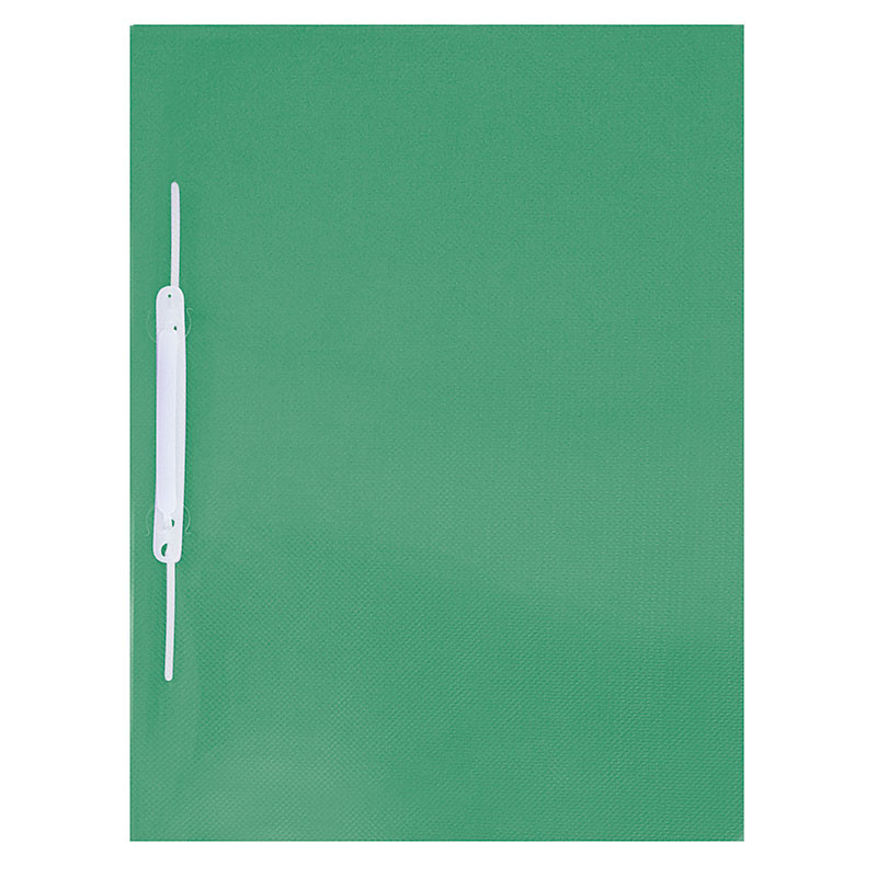 Pasta com grampo trilho ofício plástica Verde 1039VD ACP - Stationery