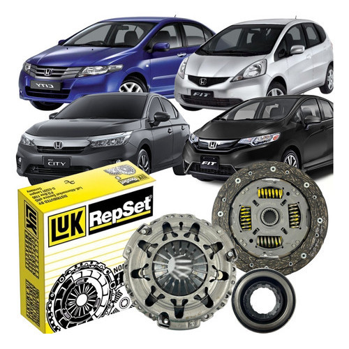Kit Embreagem Completo Honda New Fit 1.4 16v 2008 A 2020 em Oferta na Shopee