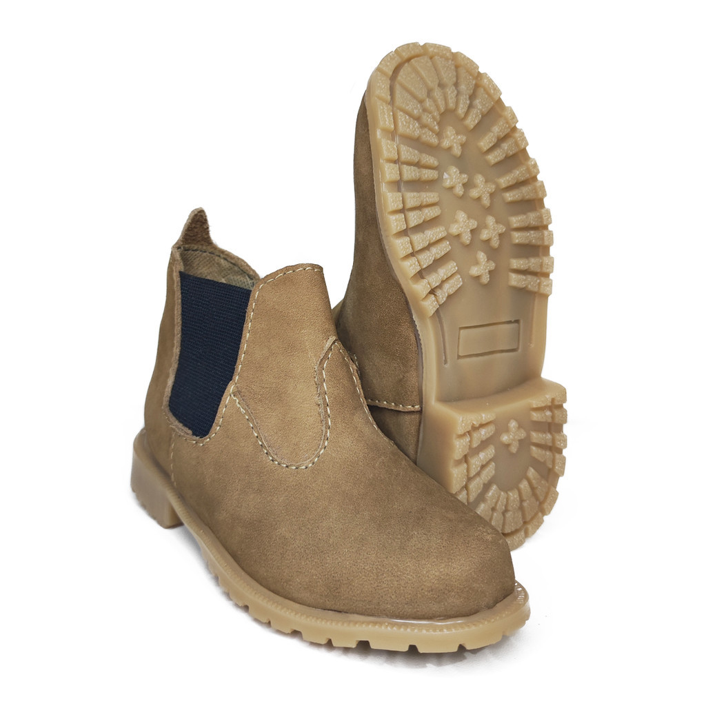 Botina Infantil Masculina Menino de Couro Jeca Country